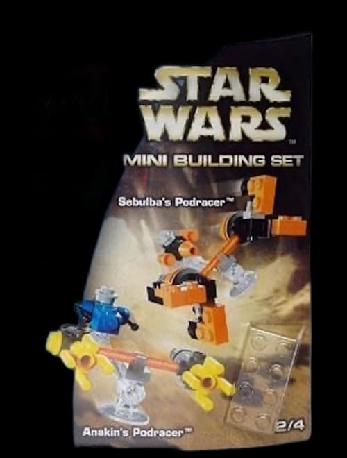 LEGO Star Wars Phantom Menace Anakin's & Sebulba's Podracers Set 4485