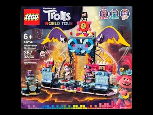 LEGO Trolls World Tour Volcano Rock City Concert Set 41254
