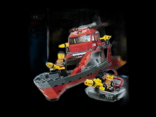 LEGO World City Fire Command Craft Set 7046