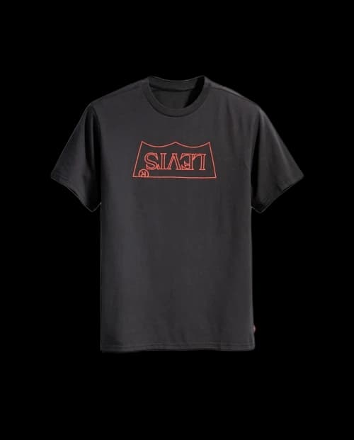 Levis x Stranger Things Upside Down Logo Tee Black