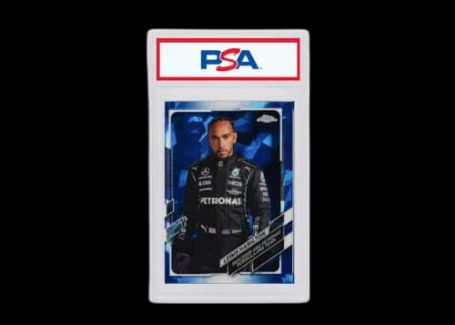 Lewis Hamilton 2021 Topps Chrome Formula 1 Lewis Hamilton Sapphire Edition (PSA or BGS Graded)