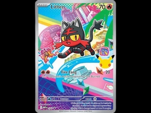 Litten 2026 Pokémon Mega Evolution First Partners Collection Promo 44 Ungraded