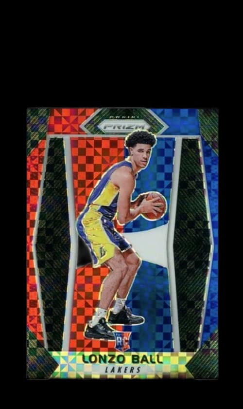 Lonzo Ball 2017 Panini Prizm Rookie Red/White/Blue #289 (PSA or BGS Graded)