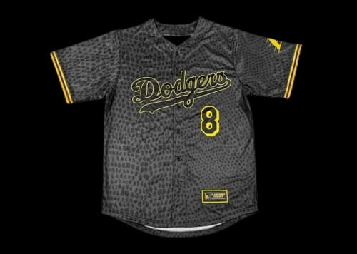Los Angeles Dodgers Kobe Bryant Lakers Night Giveaway Jersey Black