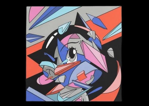 Louis De Guzman Astroboy ATOM vs. ASTRO Face Print (Signed, Edition of 75)