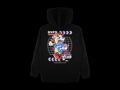 Louis De Guzman x Sonic The Hedgehog Both Ends Of The Spectrum Hooded Sweatshirt Black