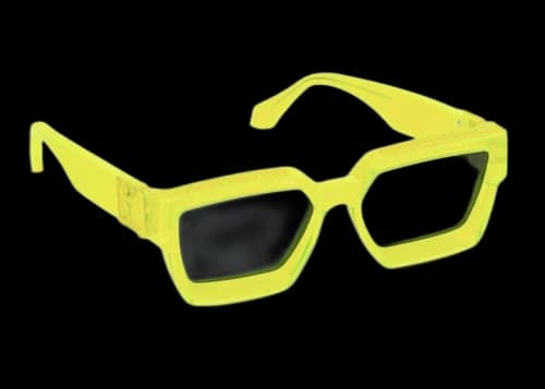 Louis Vuitton 1.1 Millionaire Sunglasses Neon Yellow