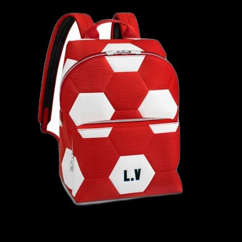 Louis Vuitton Apollo Backpack Hexagonal FIFA World Cup Rouge