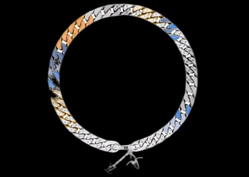 Louis Vuitton Around The World Exclusive LV Chain Links Necklace (Chicago) Multicolor