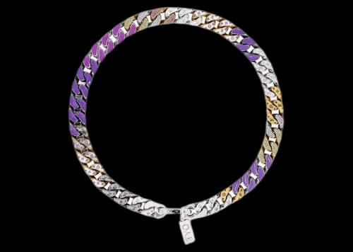 Louis Vuitton Around The World Exclusive LV Chain Links Necklace (Tokyo) Multicolor