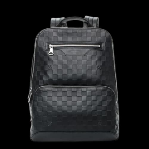 Louis Vuitton Backpack Onyx Damier Infini Embossed Black