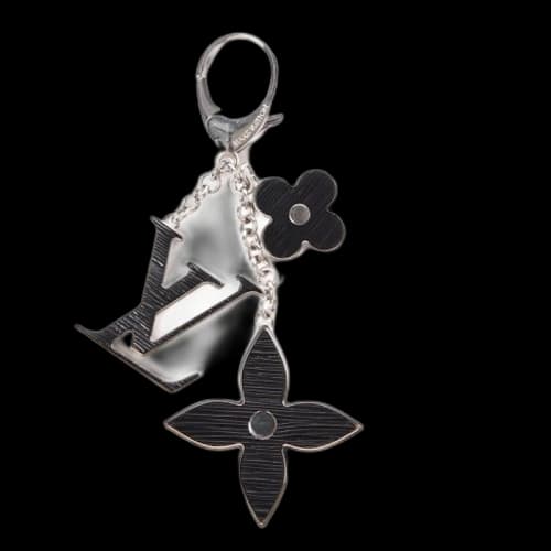 Louis Vuitton Bag Charm Fleur d'Epi Noir Black