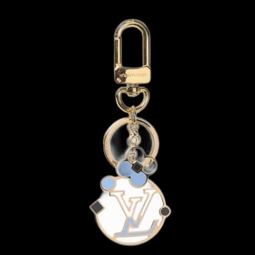 Louis Vuitton Bag Charm Key Holder Delight Blue/Black