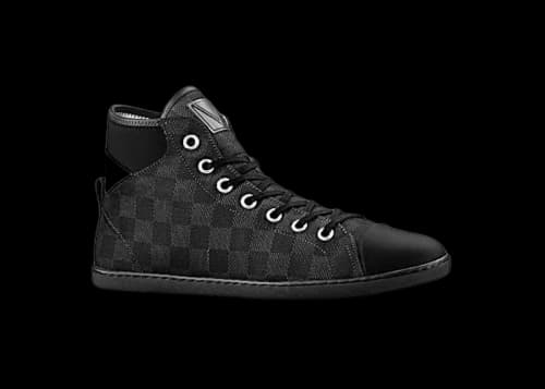 Louis Vuitton Baseball Sneaker Boot Black Damier