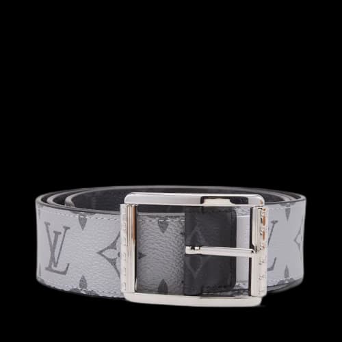 Louis Vuitton Belt Reverso Monogram Eclipse Outdoor 40mm White