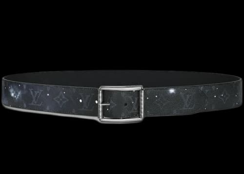 Louis Vuitton Reverso Reversible Belt Monogram Galaxy 40mm Black Multicolor