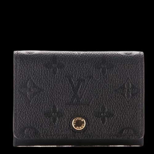 Louis Vuitton Business Card Holder Monogram Empreinte Noir Black