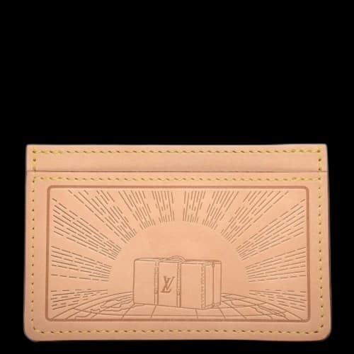 Louis Vuitton Card Holder Voyages Brown