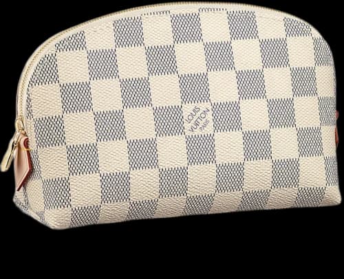 Louis Vuitton Cosmetic Pouch Damier Azur White