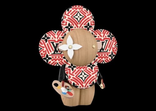 Louis Vuitton Crafty Vivienne Wood Figure GI0515 Red/Black/White