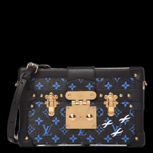 Louis Vuitton Petite Malle Monogram Blue/Black