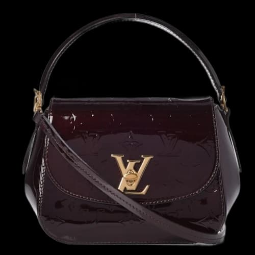 Louis Vuitton Flap Pasadena Monogram Vernis Amarante
