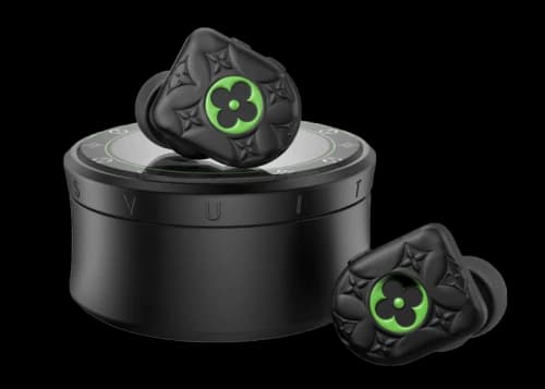 Louis Vuitton Horizon Wireless Earphones QAB160 Black/Neon Green
