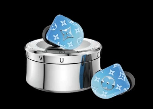 Louis Vuitton Horizon Wireless Earphones QAB1700 Blue Gradient