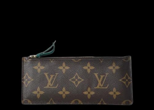 Louis Vuitton Josephine Wallet Zippered Insert Monogram Vert Green Lining