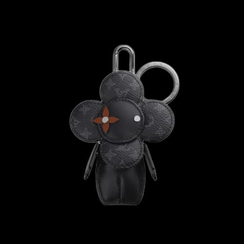Louis Vuitton Key Holder and Bag Charm Monogram Vivienne Eclipse Black