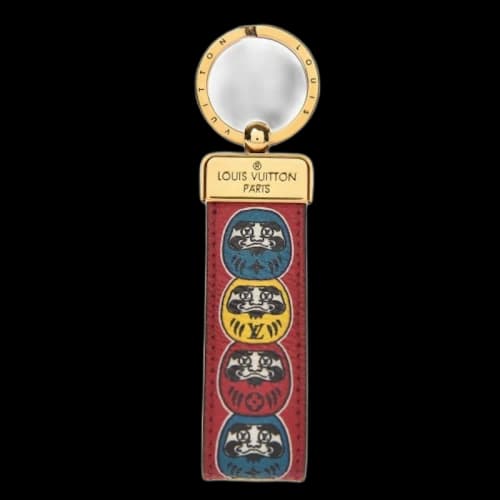 Louis Vuitton x Kansai Yamamoto Key Ring Kabuki Red Multicolor