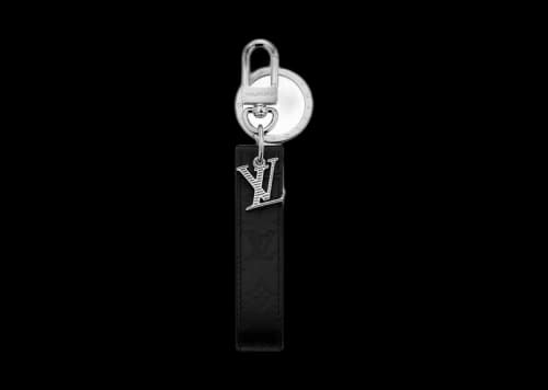Louis Vuitton LV Shadow Dragonne Key Holder And Bag Charm Gold