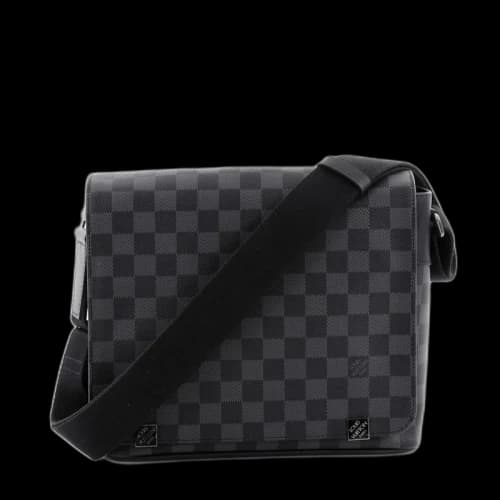 Louis Vuitton Messenger District Damier Graphite NM Black