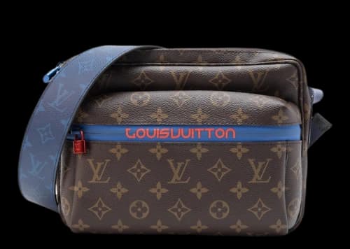 Louis Vuitton Messenger Monogram Outdoor PM Brown Blue