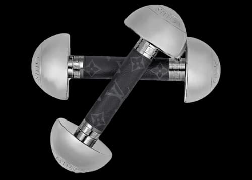 Louis Vuitton Monogram Dumbbell Weights GI0433 Black/Silver