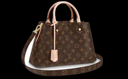 Louis Vuitton Montaigne Monogram BB Burgundy Lining