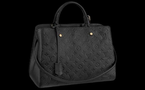 Louis Vuitton Montaigne Monogram Empreinte GM Noir