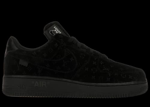 Louis Vuitton Nike Air Force 1 Low By Virgil Abloh Black