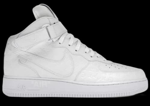 Louis Vuitton Nike Air Force 1 Mid By Virgil Abloh White