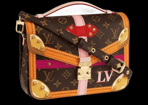 Louis Vuitton Pochette Metis Monogram Summer Trunk Collection Brown/Pink