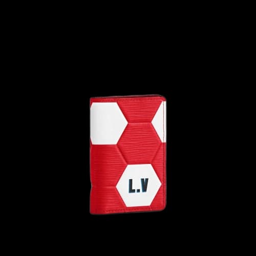 Louis Vuitton Pocket Organizer Hexagonal FIFA World Cup Rouge