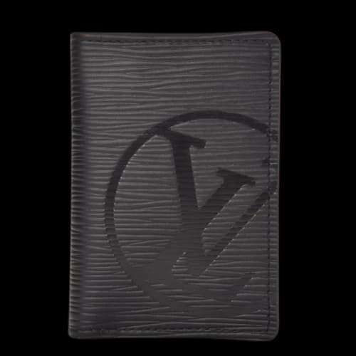 Louis Vuitton Pocket Organizer Initials Epi Noir Black