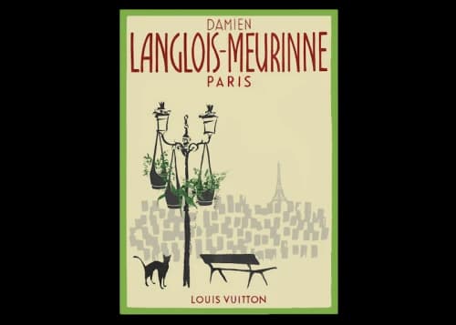 Louis Vuitton Poster Of Damien Langlois-Meurinne R99686 Multi