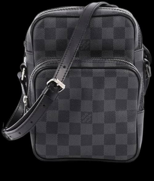 Louis Vuitton Rem Bag Damier Graphite Black