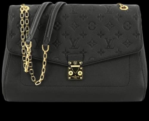 Louis Vuitton Saint Germain Monogram Empreinte MM Black