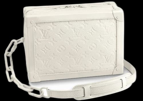 Louis Vuitton Soft Trunk Monogram Powder White