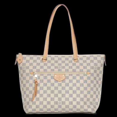 Louis Vuitton Tote Iena Damier Azur MM White/Blue