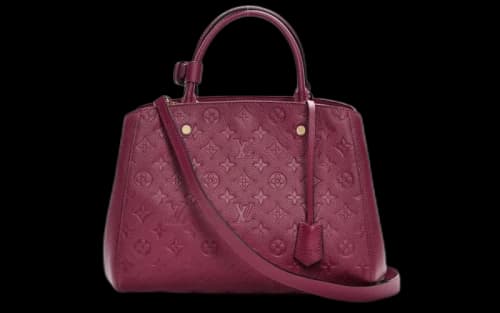 Louis Vuitton Montaigne Monogram Empreinte MM Grape