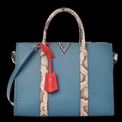 Louis Vuitton Tote Very With Accessories Bleu Glacier