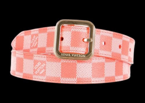 Louis Vuitton Tresor Belt Damier Couleurs 1.25W Piment